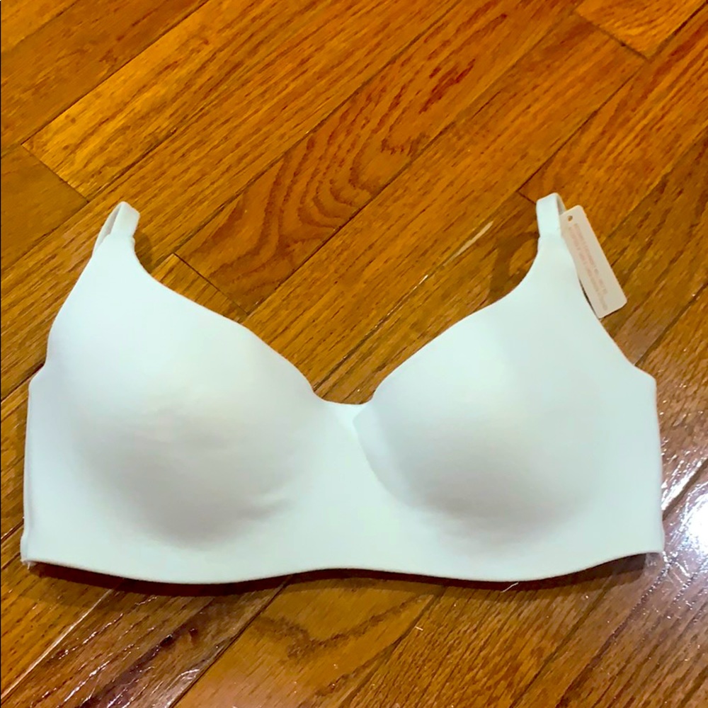 Skims Cotton Molded Bra in color “Bone”